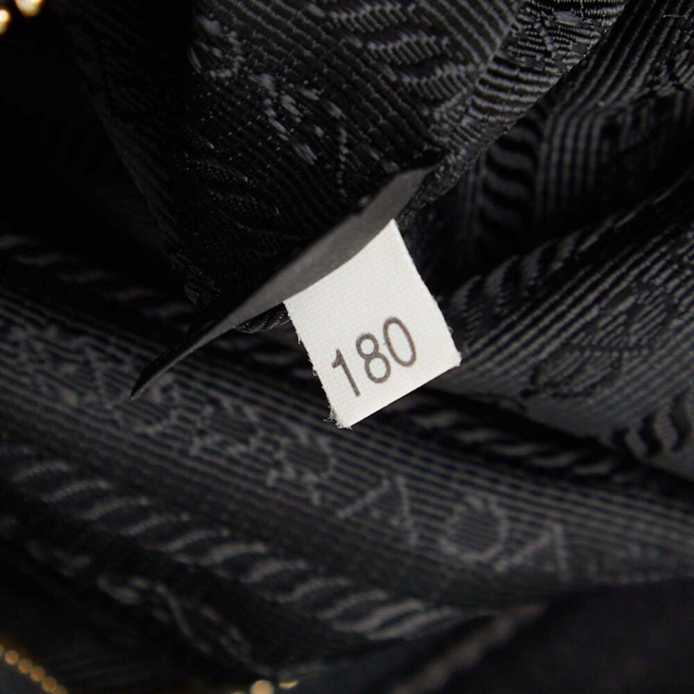 PRADA Black Leather Shoulder Bag - Picture 13 of 14